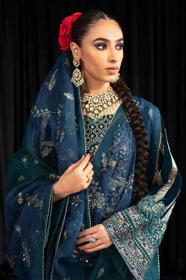 Nureh | Maya Velvet 23 | Lehar - Aqsa Fabrics