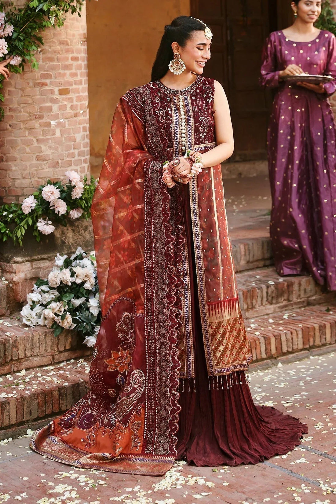 Nureh | Jhoomro Wedding Formals | NL-71 GEHNA - Aqsa Fabrics