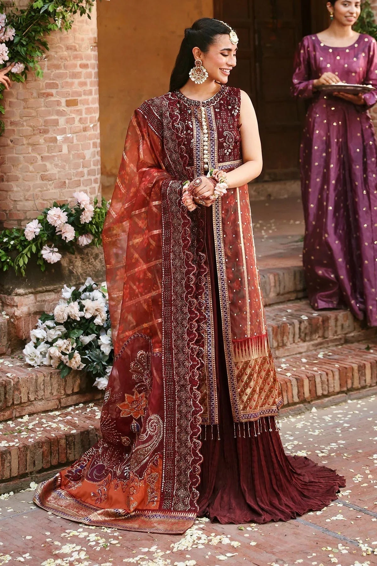 Nureh | Jhoomro Wedding Formals | NL-71 GEHNA - Aqsa Fabrics