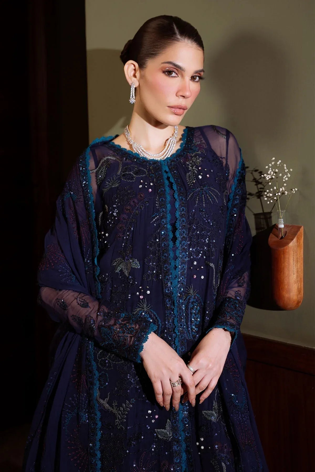Nureh | Elaya Formals | NEL-87 - Aqsa Fabrics