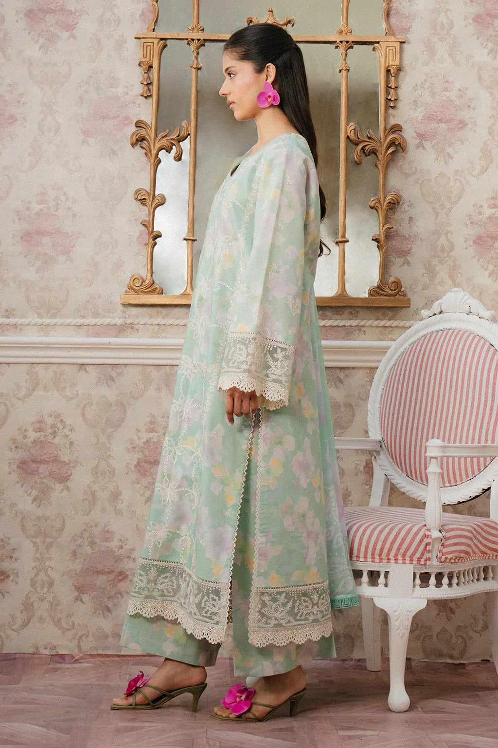 Ayzel | Armelia Printed Lawn 25 | Liora - Aqsa Fabrics
