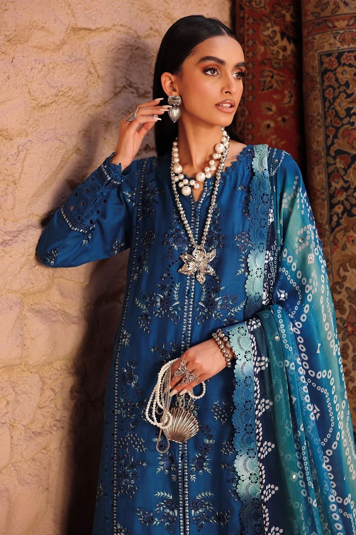 Nureh | Bazaar Luxe 25 | NE-160 - Aqsa Fabrics