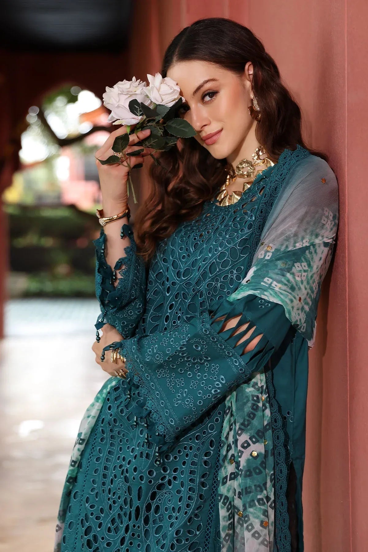 Nureh | Bazaar Lawn 25 | NE-107 - Aqsa Fabrics