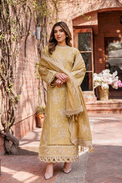 Farasha | Dastoor Embroidered Lawn SS24 | TUSCANY DREAM - Aqsa Fabrics