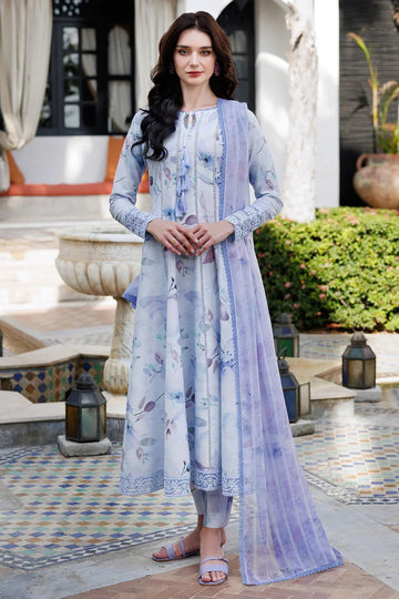 Farasha | Printed Essentials | Sky Breeze - Aqsa Fabrics