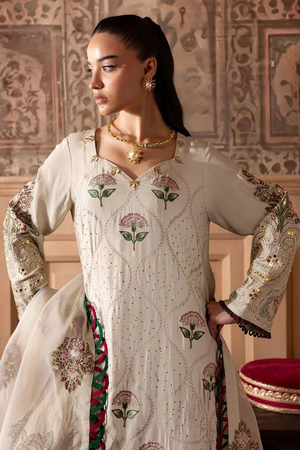 Nureh | Nur Mahal Formals | NE-139 - Aqsa Fabrics
