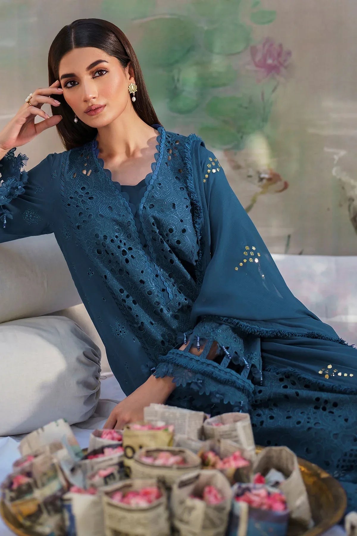 Nureh | Bazaar Lawn | NS-137 - Aqsa Fabrics