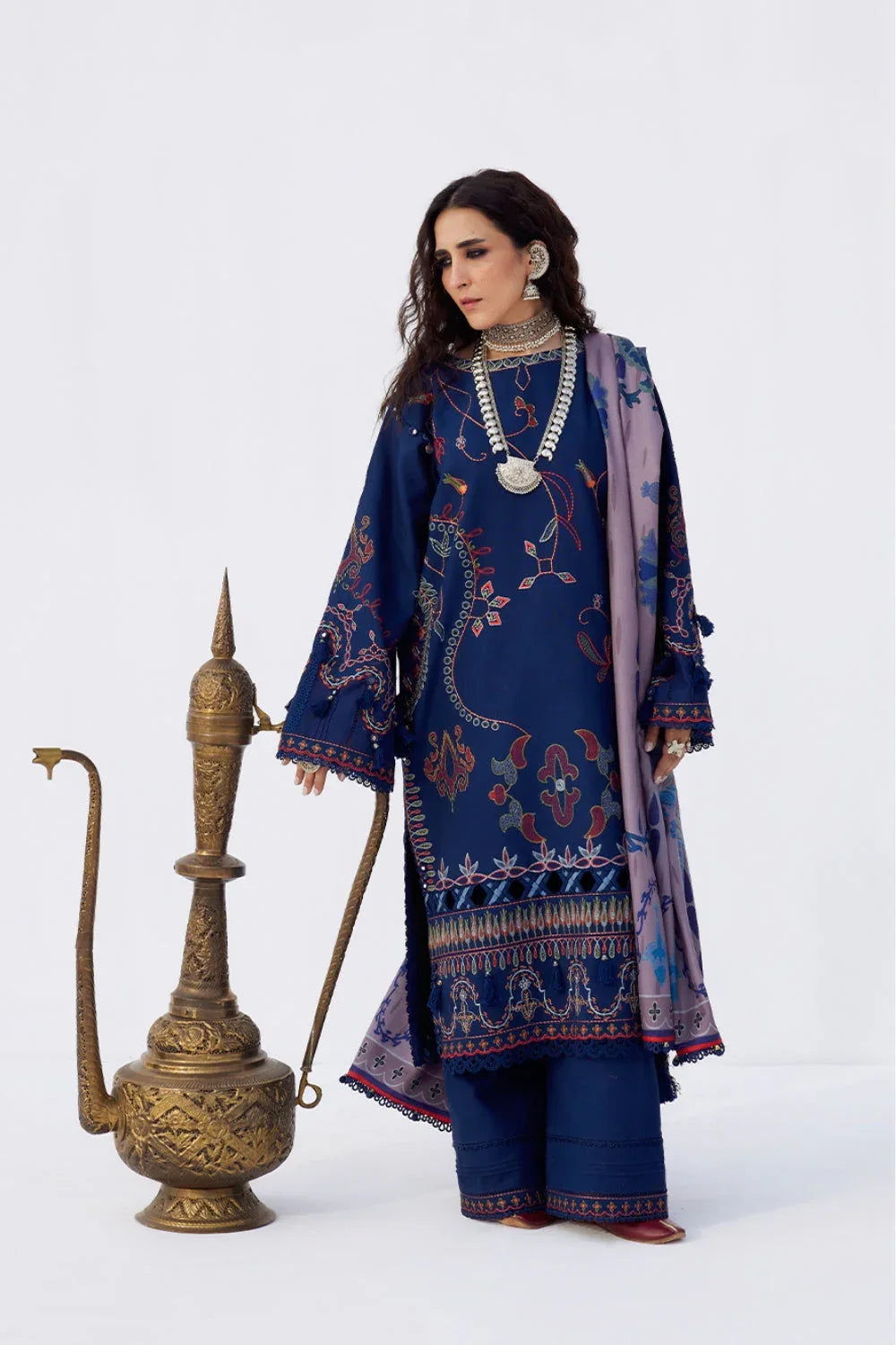 Saira Rizwan | Winter Khaddar 25 | MAHRUKH-SRW25-08 - Aqsa Fabrics