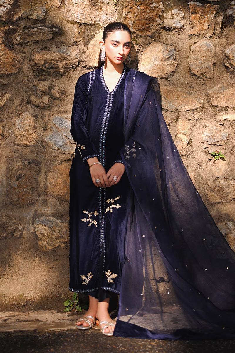 Hue Pret | Farasha Luxury Winter | Meliha - Aqsa Fabrics