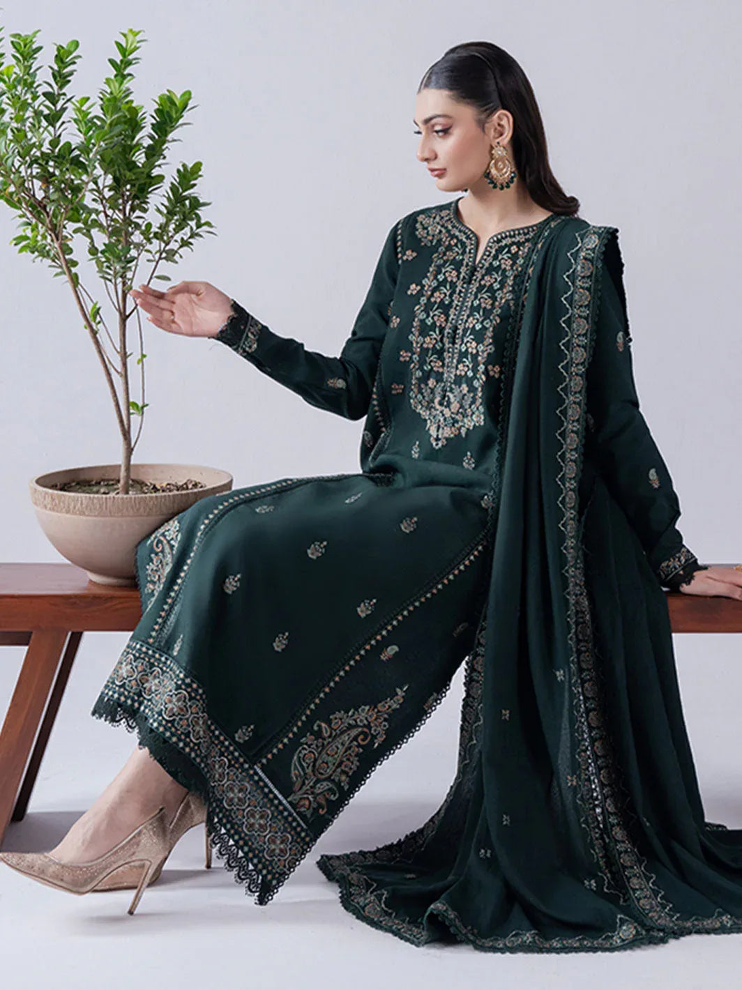 Faiza Faisal | Winter Edit 2024 | AVA - Aqsa Fabrics