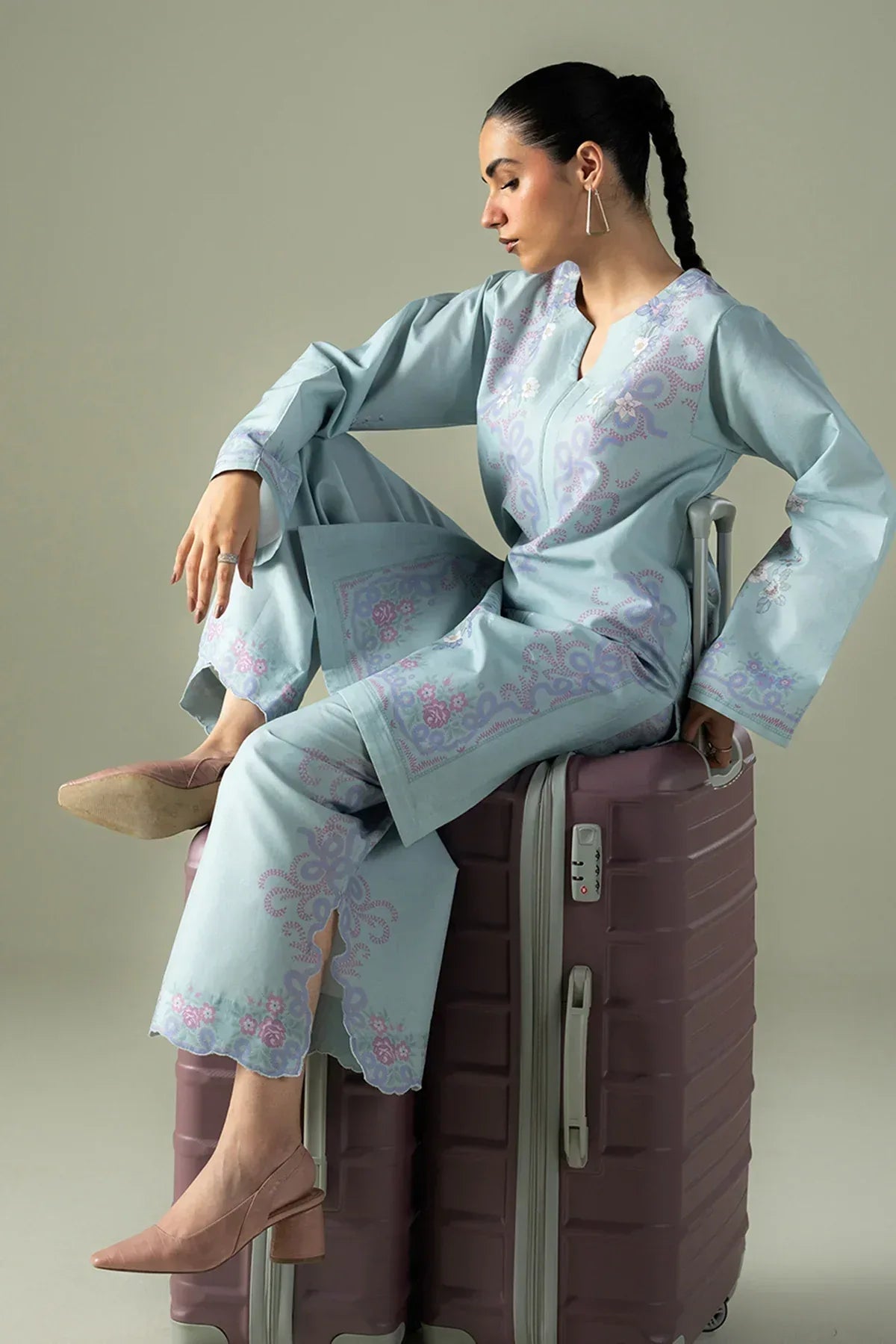 Afrozeh | Cords | Misty - Aqsa Fabrics