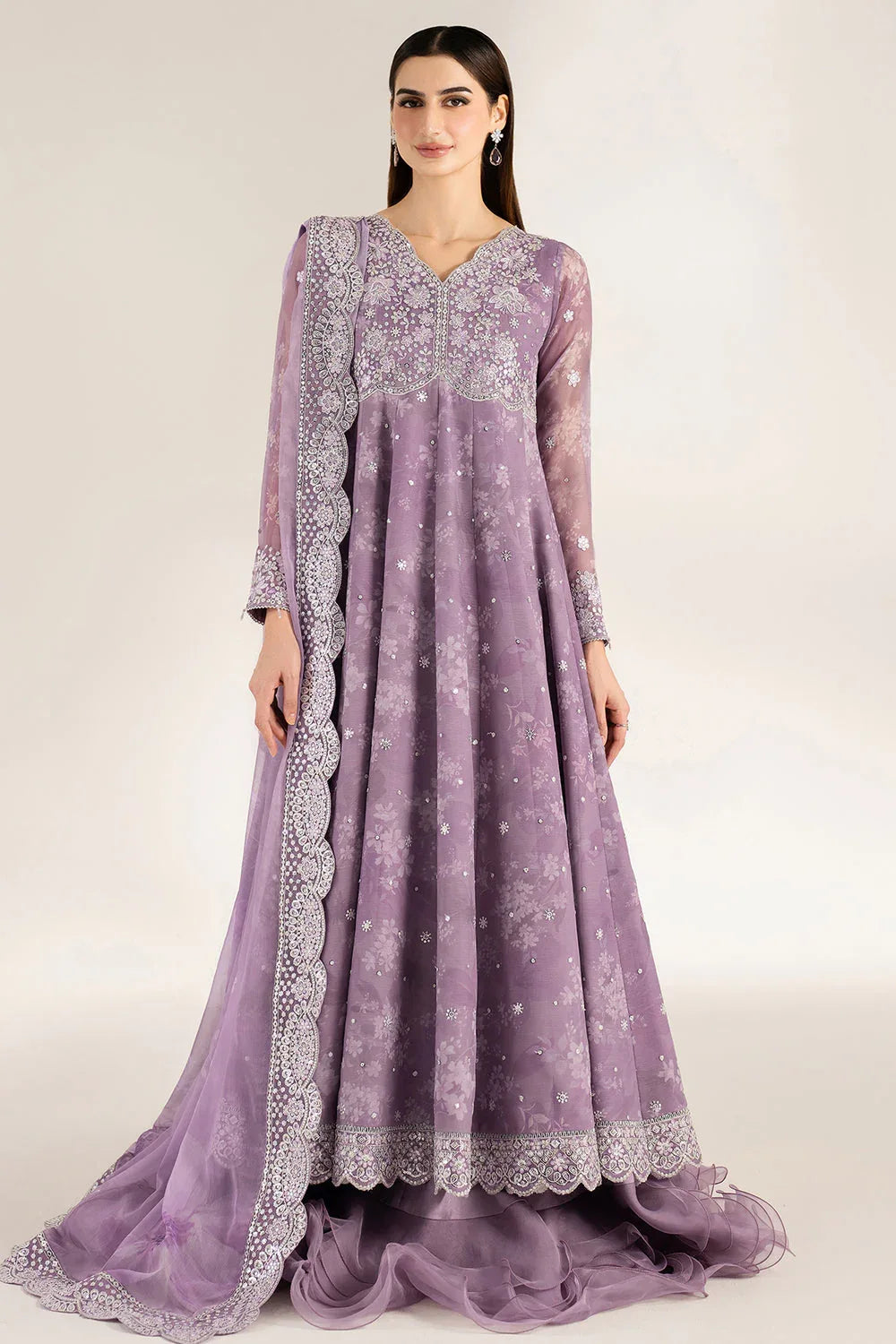Farasha | Fiorella Formals | Violet Dreams - Aqsa Fabrics