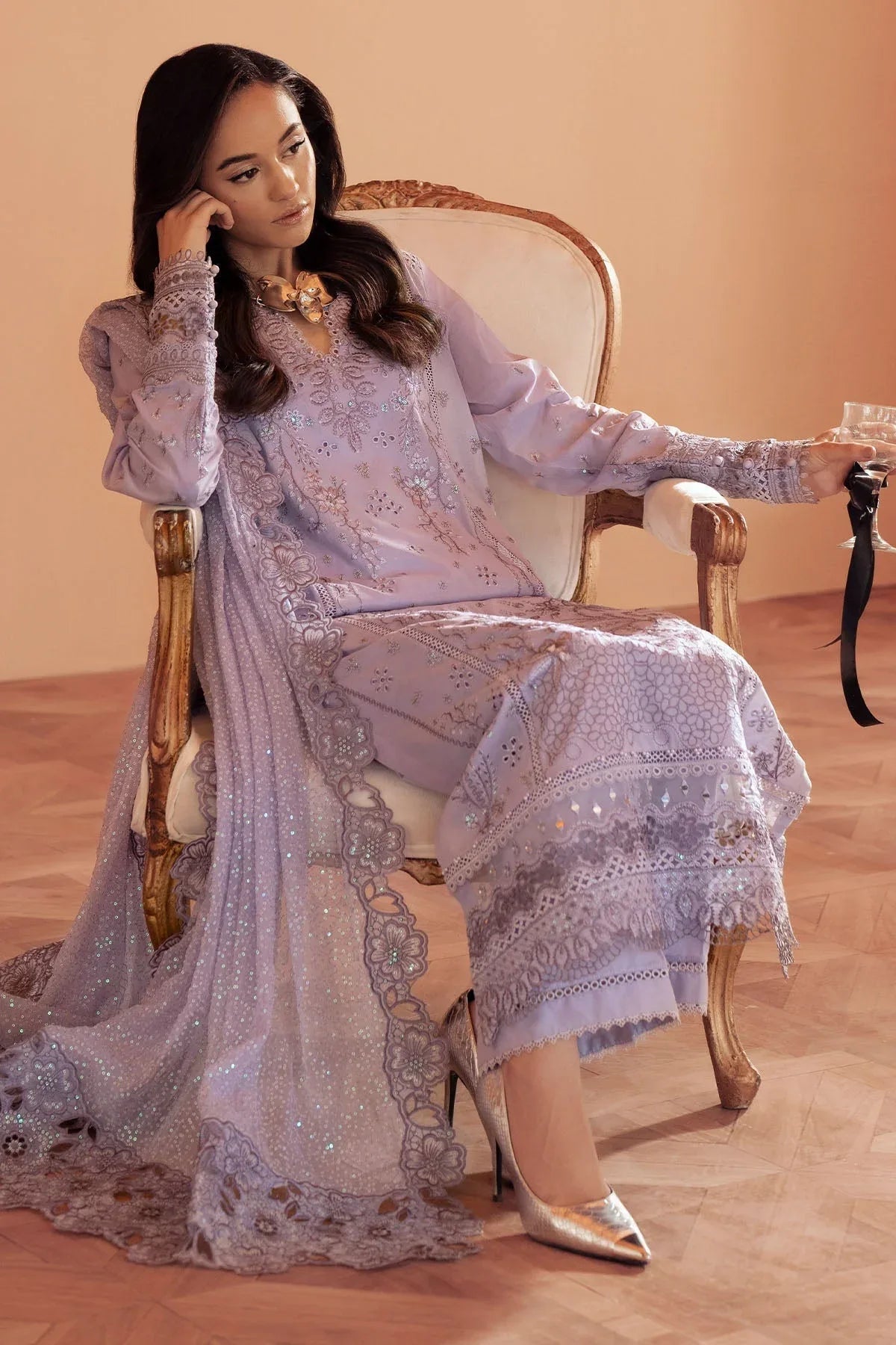Nureh | Feya Eid Collection | FE-08 - Aqsa Fabrics