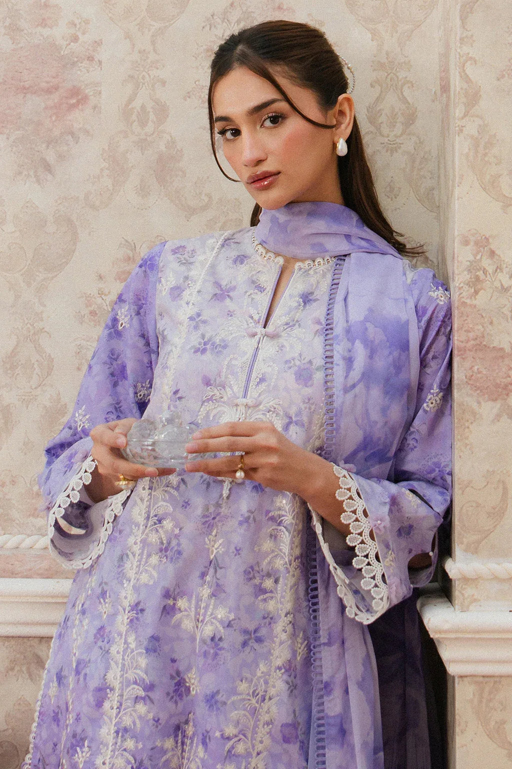 Ayzel | Armelia Printed Lawn 25 | Delilah - Aqsa Fabrics