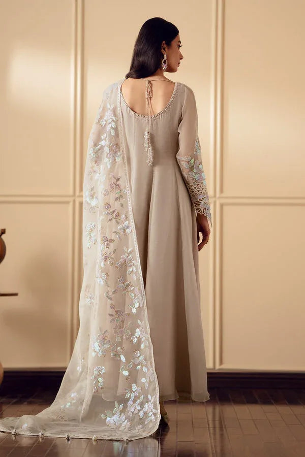 Baroque | Luxury Pret 25 | EMBROIDERED CHIFFON PR-893 - Aqsa Fabrics