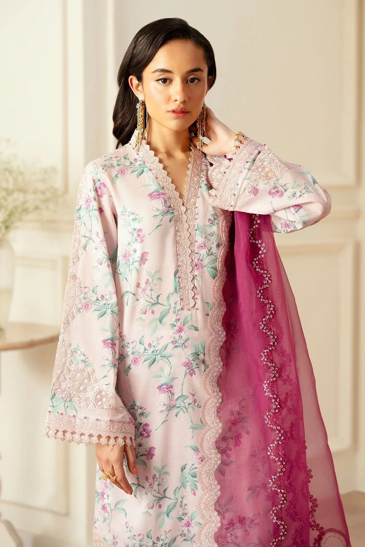 Nureh | Feya Eid Lawn | FE-01 - Aqsa Fabrics