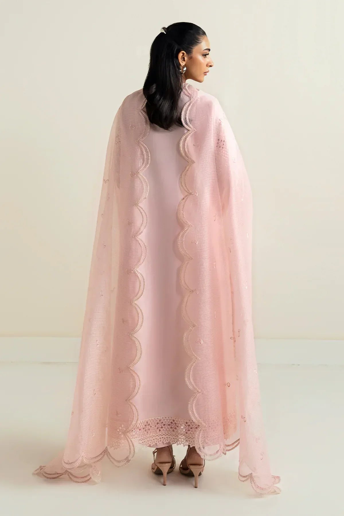 Afrozeh | Basic Pret 25 | Dewy Lilac - Aqsa Fabrics
