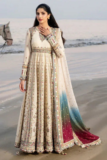 Jazmin | Shahkaar Luxury Lawn 25 | SL25-D9 - Aqsa Fabrics