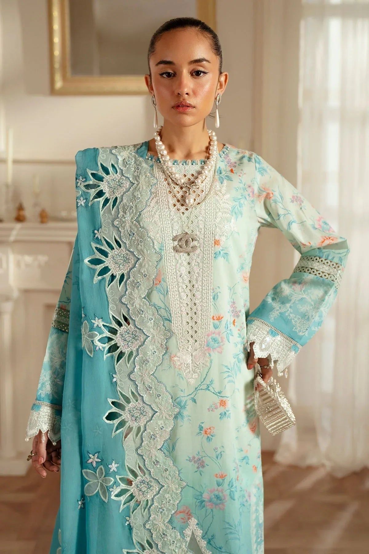 Nureh | Feya Eid Lawn | FE-06 - Aqsa Fabrics