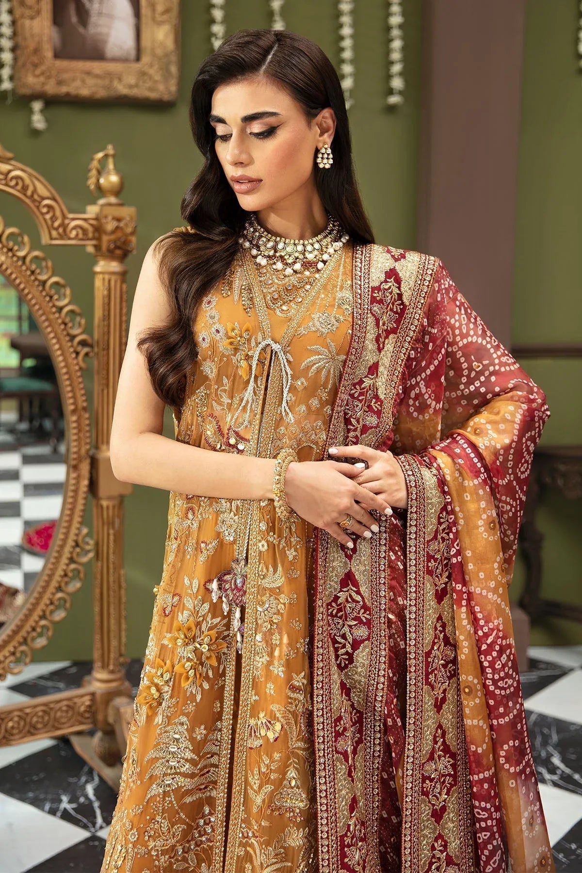 Nureh | Jhoomro Wedding Formals | NL-52 - ZAWIYA - Aqsa Fabrics