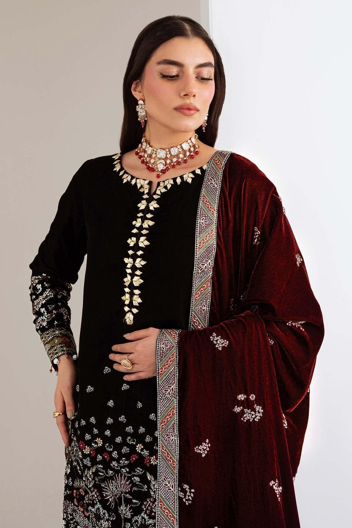 Nureh | Maya Velvet | NW-113 - Aqsa Fabrics