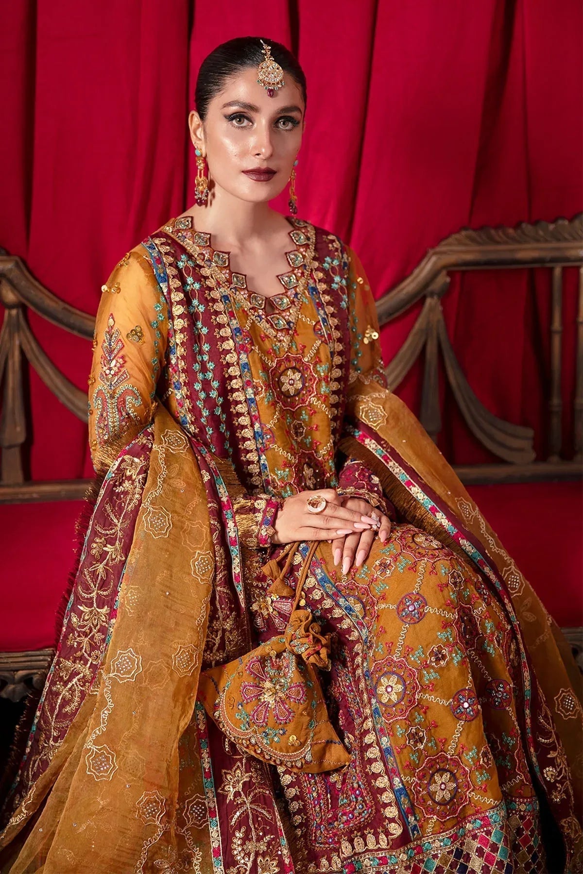 Nureh | Jhoomro 25' | Gulshan Shirt - Aqsa Fabrics