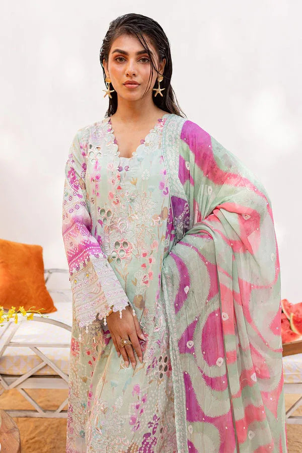 Nureh | Gardenia Lawn 24 | NS-136 A - Aqsa Fabrics
