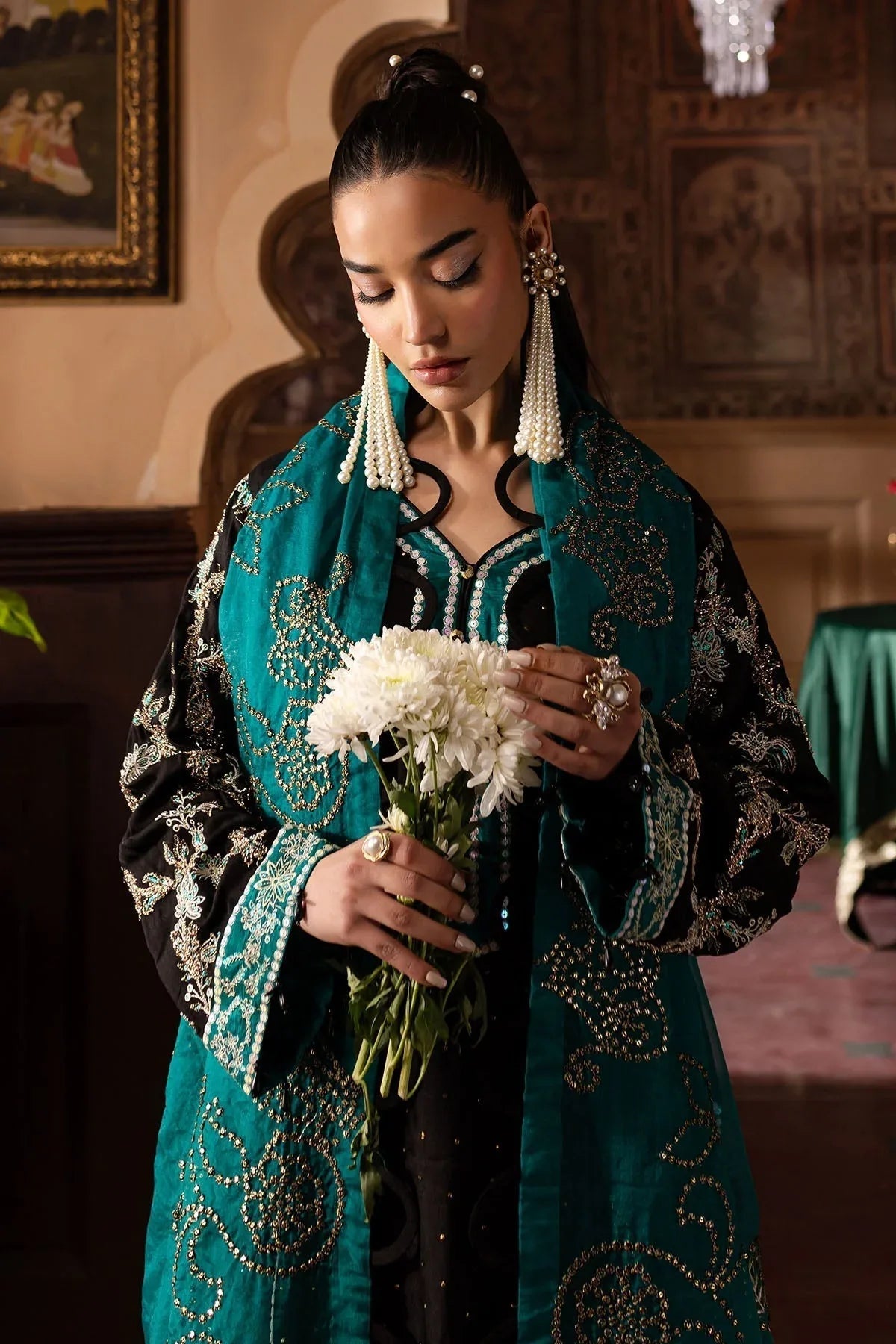 Nureh | Nur Mahal Formals |  NE-140 - Aqsa Fabrics