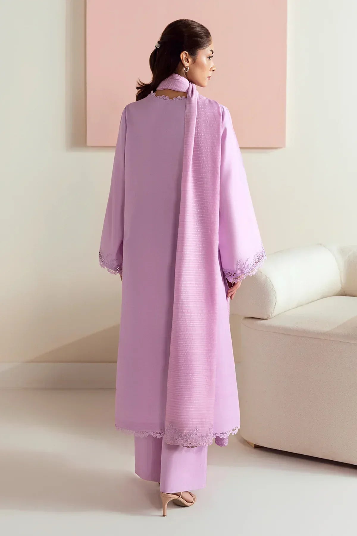 Afrozeh | Basic Pret 25 | Rosé Berry - Aqsa Fabrics