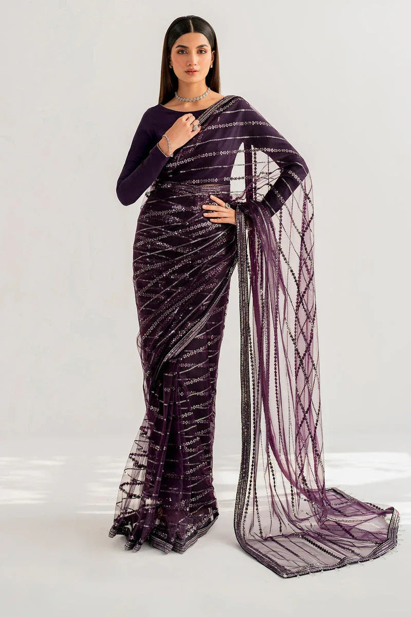 Jazmin | Formals Collection | Raw Silk UR-7026 - Aqsa Fabrics