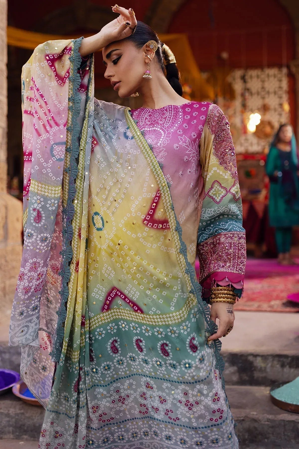 Nureh | Bazaar Lawn | NS-134 - Aqsa Fabrics