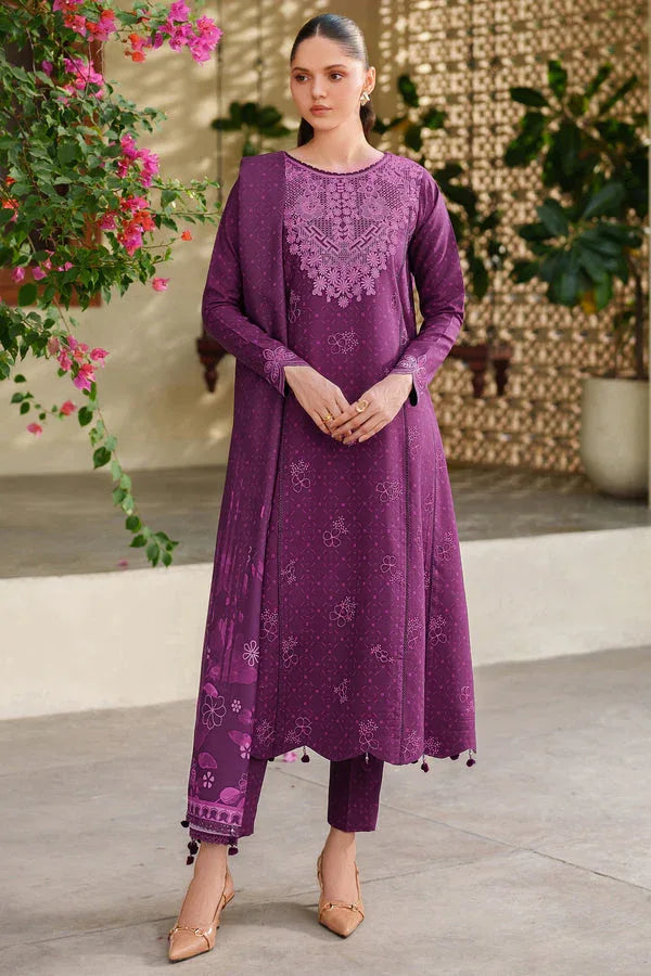 Farasha | Meline Premium Viscose 25 | Wild Plum - Aqsa Fabrics