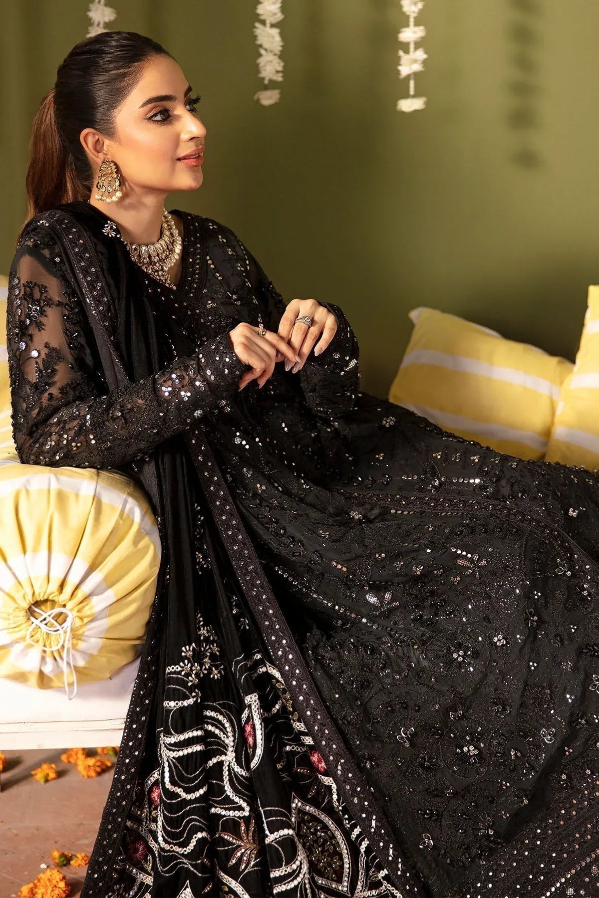 Nureh | Jhoomro Wedding Formals |NL-57 - LIBAS-E-KHAS - Aqsa Fabrics