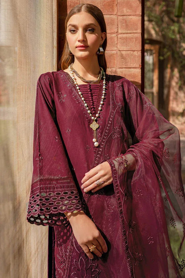 Farasha | Summer Weaves Embroidered Lawn | Zella - Aqsa Fabrics