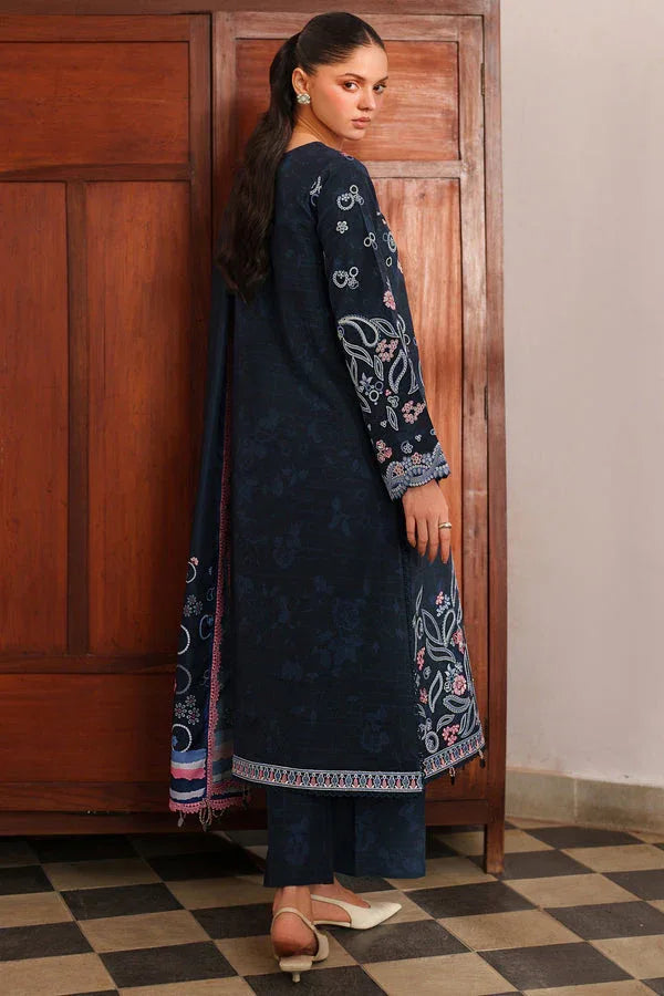 Farasha | Meline Premium Viscose 25 | Night Oak - Aqsa Fabrics