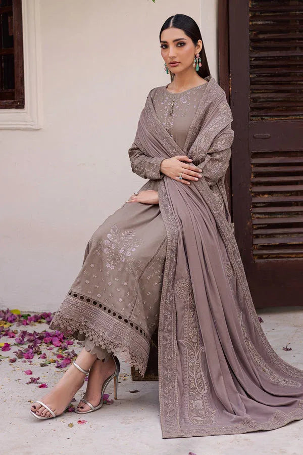 Nureh | Exclusive Leather Peach | NE-201 - Aqsa Fabrics