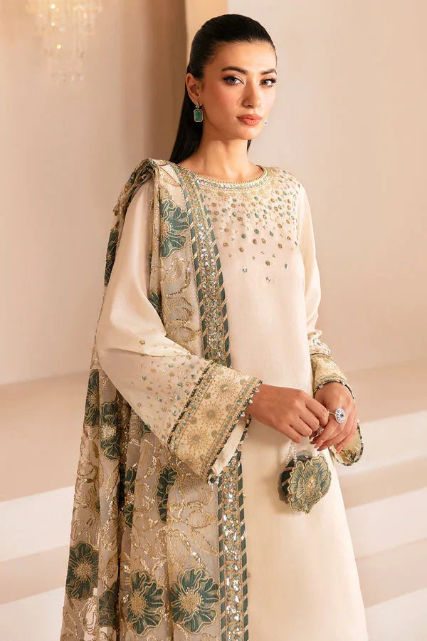 Jazmin | Formals Collection | Raw Silk UR-7039 - Aqsa Fabrics