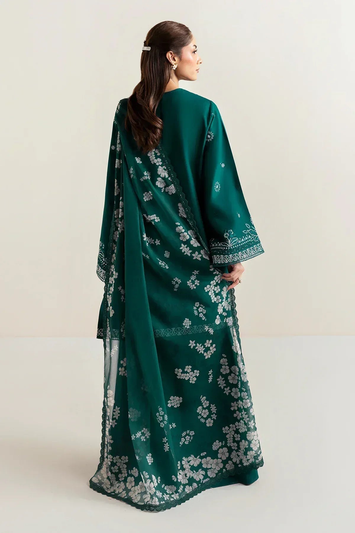 Afrozeh | Basic Pret 25 | Blueberry Majesty - Aqsa Fabrics