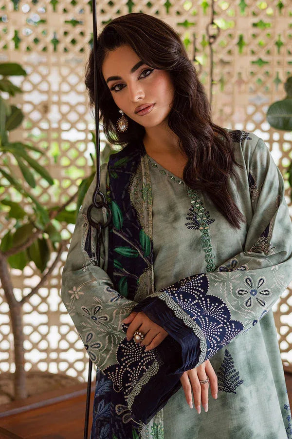 Nureh | Signature Printed Linen | SP-164 - Aqsa Fabrics
