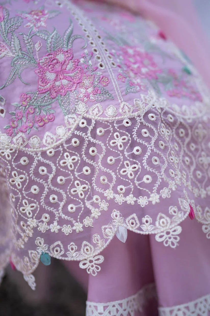 Aabyaan | Saagar Luxury Lawn 25 | ZARQA (AS-01) - Aqsa Fabrics