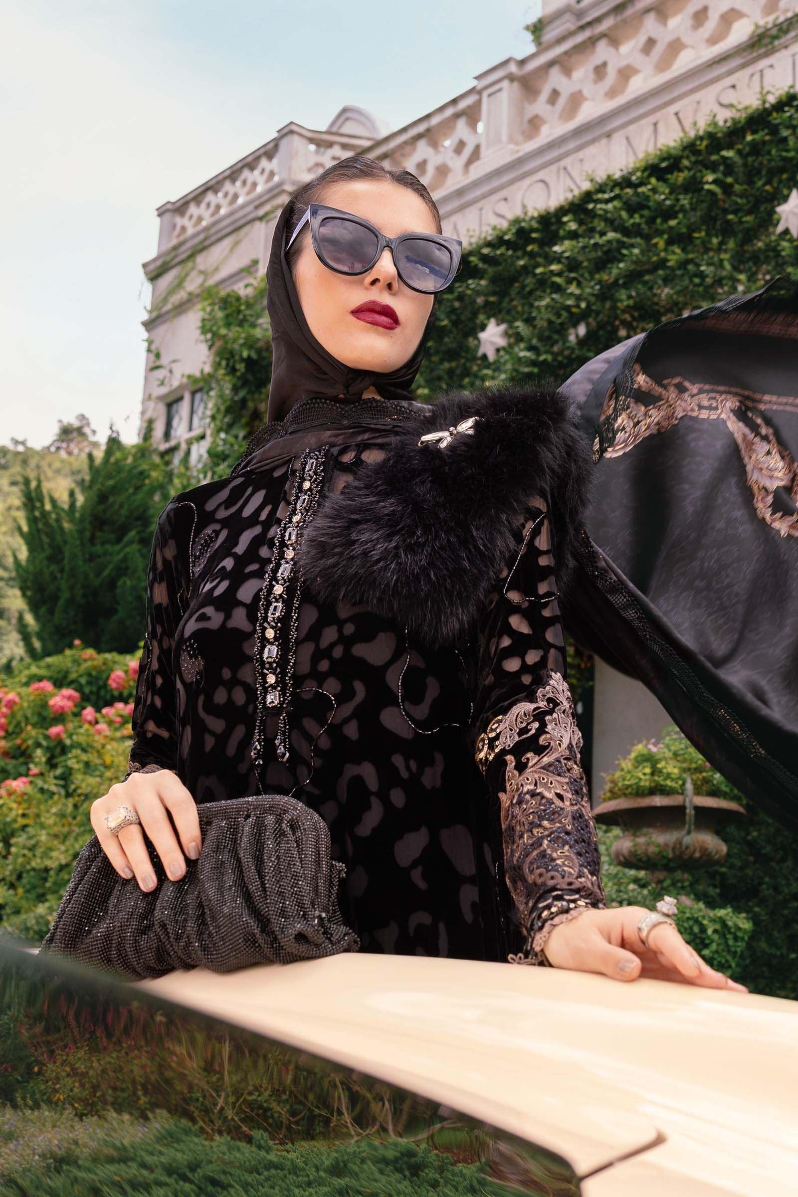 3 Piece Embroidered Palachi Suit - Aqsa Fabrics
