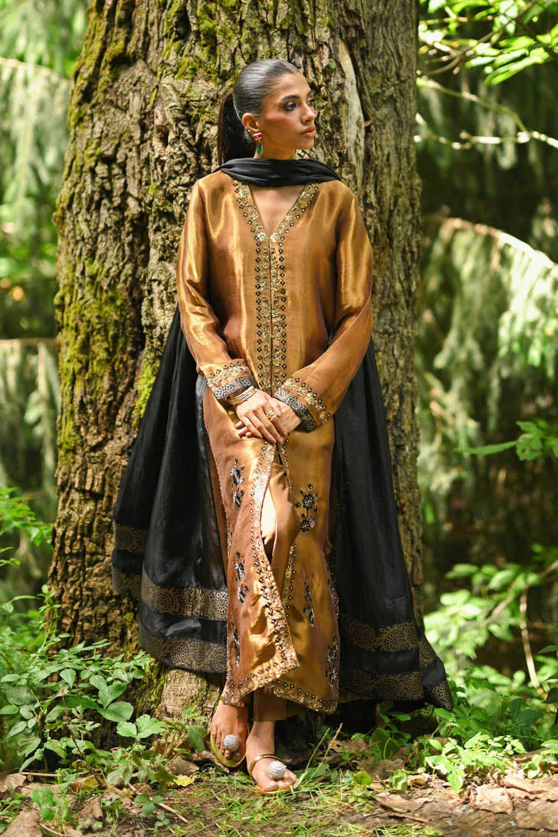 Hue Pret | Farasha Luxury Winter | Nawal - Aqsa Fabrics