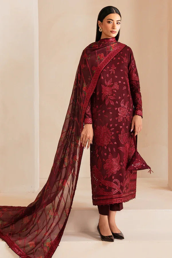 Jazmin | Formals Collection | Raw Silk UR-7031 - Aqsa Fabrics