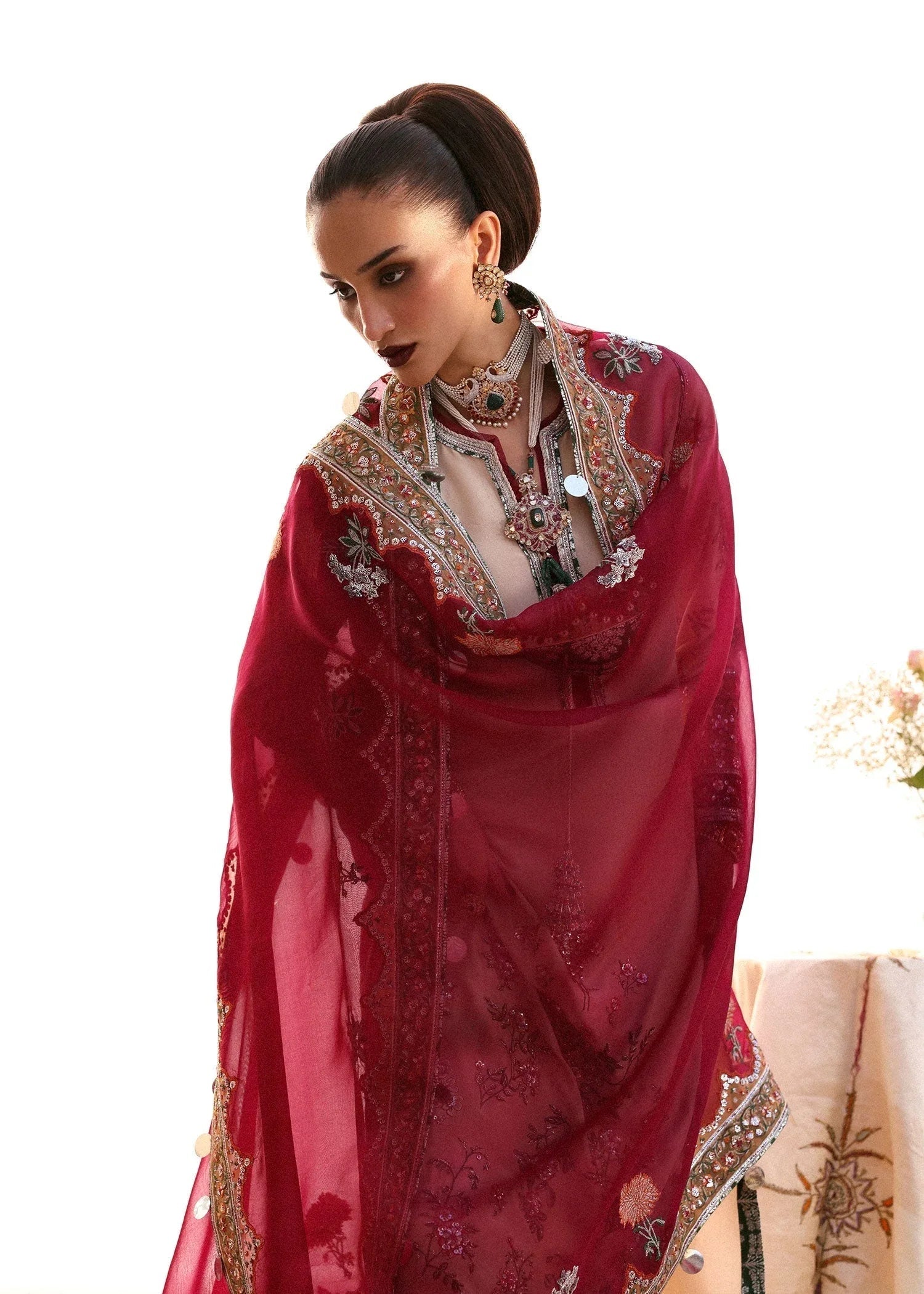 Hussain Rehar | Luxury Pret AW 25 | Florielle - Aqsa Fabrics