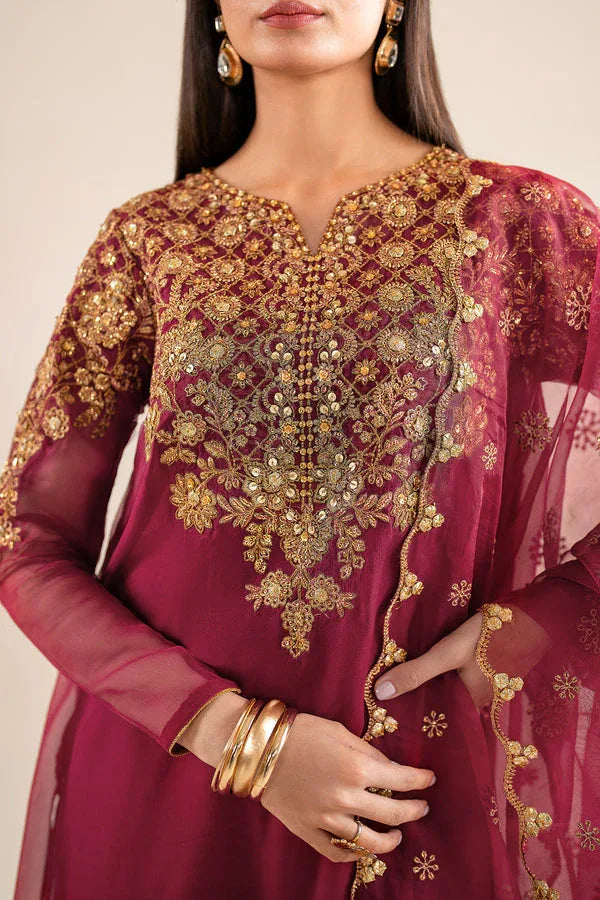 Baroque | Luxury Pret 24 | CHIFFON PR-916 - Aqsa Fabrics
