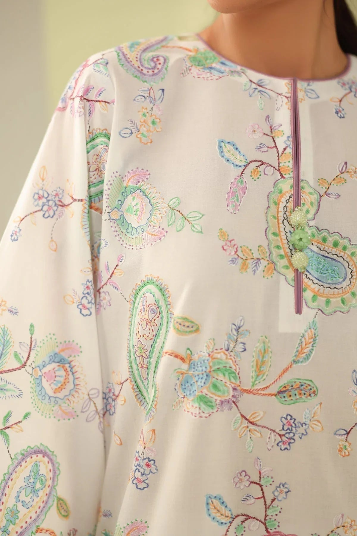 Baroque | Eid Printique | EMBROIDERED PRINTED LAWN UF-4179 - Aqsa Fabrics