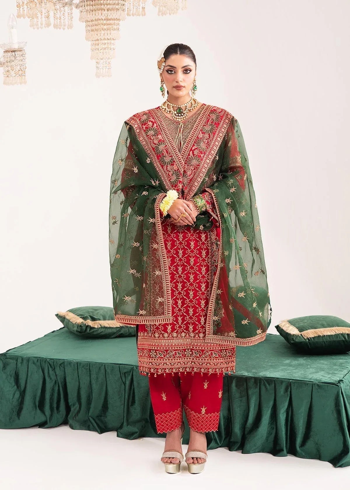 Dastoor | Sajni Luxury Eid Collection 24 | Dur-e-Shahwar - Aqsa Fabrics