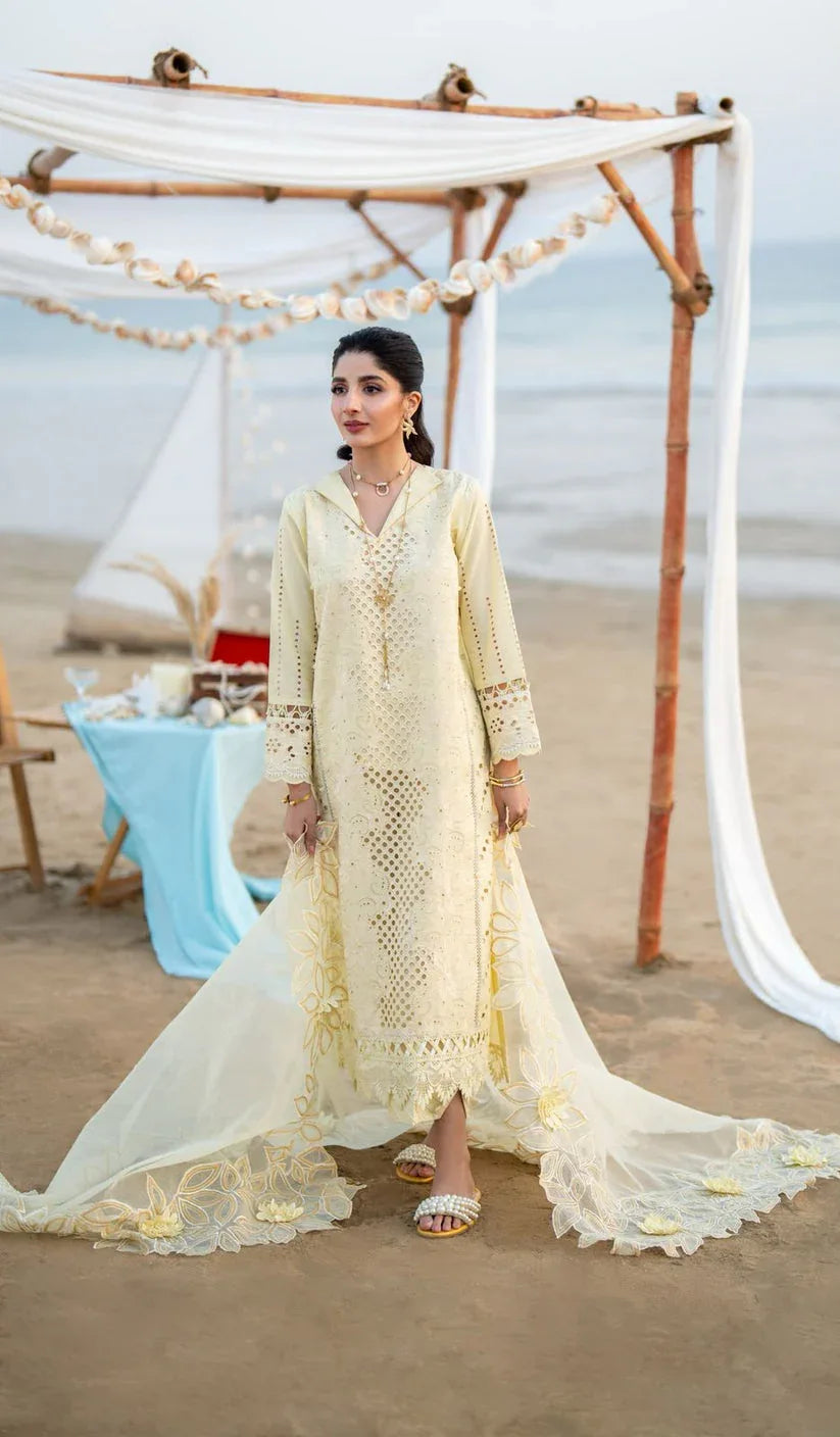 Aabyaan | Saagar Luxury Lawn 25 | SOFINA (AS-07) - Aqsa Fabrics