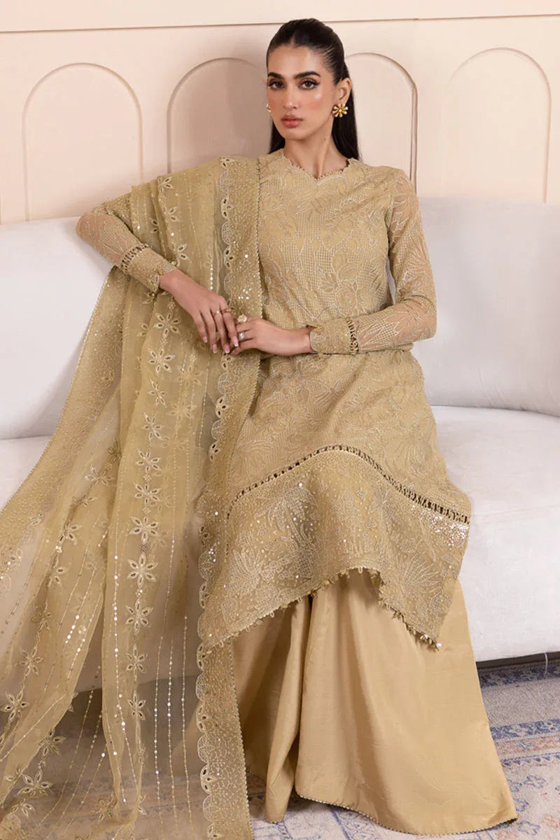 Jazmin | Formals Collection | CHIFFON UC-3042 - Aqsa Fabrics