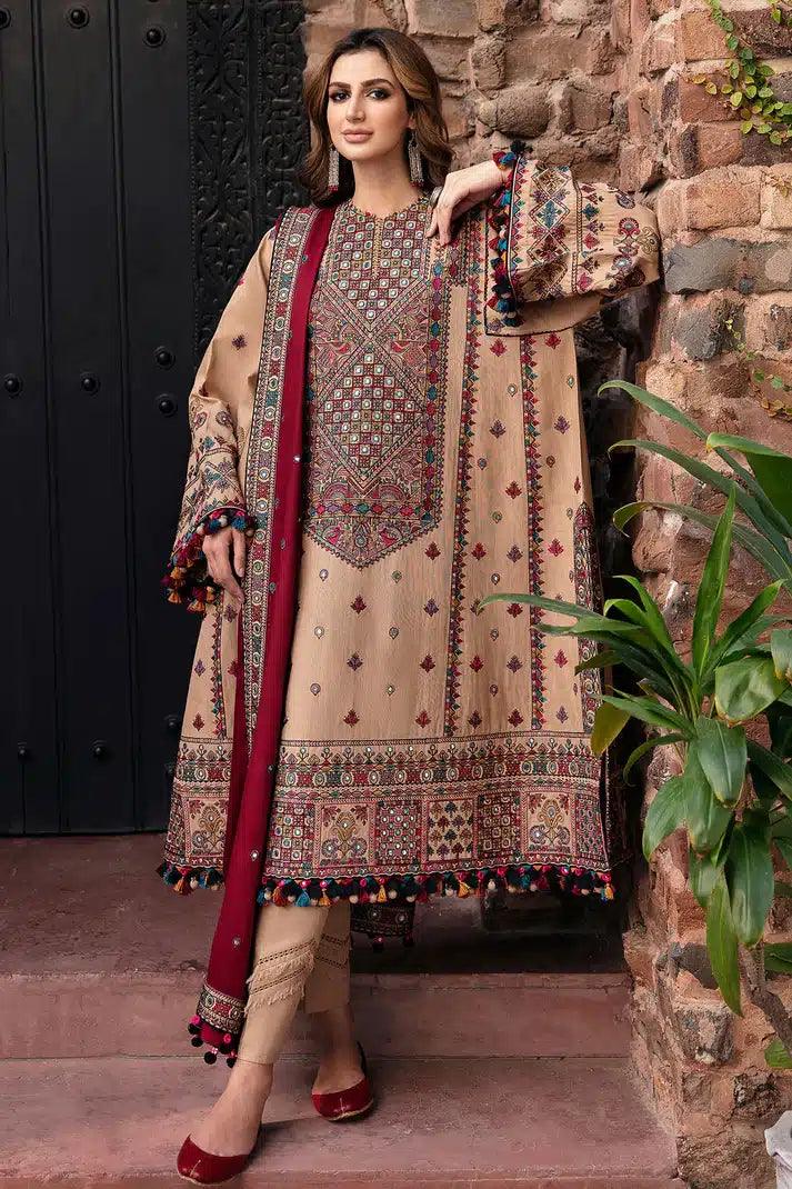 Jazmin | Dastaan Luxury Winter 23 | D3 - Aqsa Fabrics